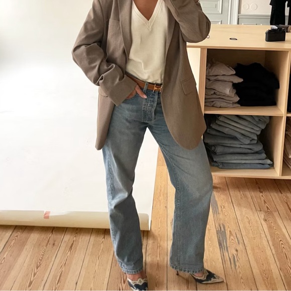 Djerf Avenue Relaxed Jeans Washed Blue size 27 - Picture 2 of 6